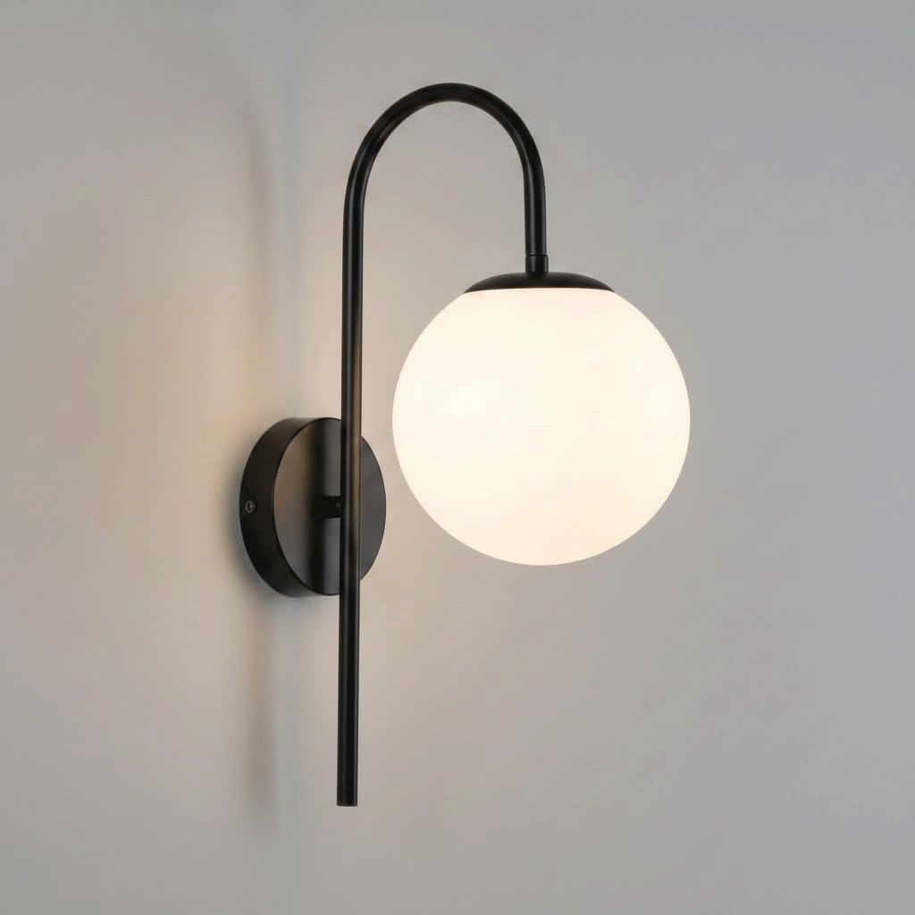 Lámpara de pared de metal minimalista para el espejo del baño y ambientes sofisticados
