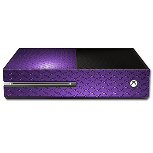 MightySkins Solid Purple Vinyl Wrap For Microsoft One X Console - Protective Decal Skin Made In USA