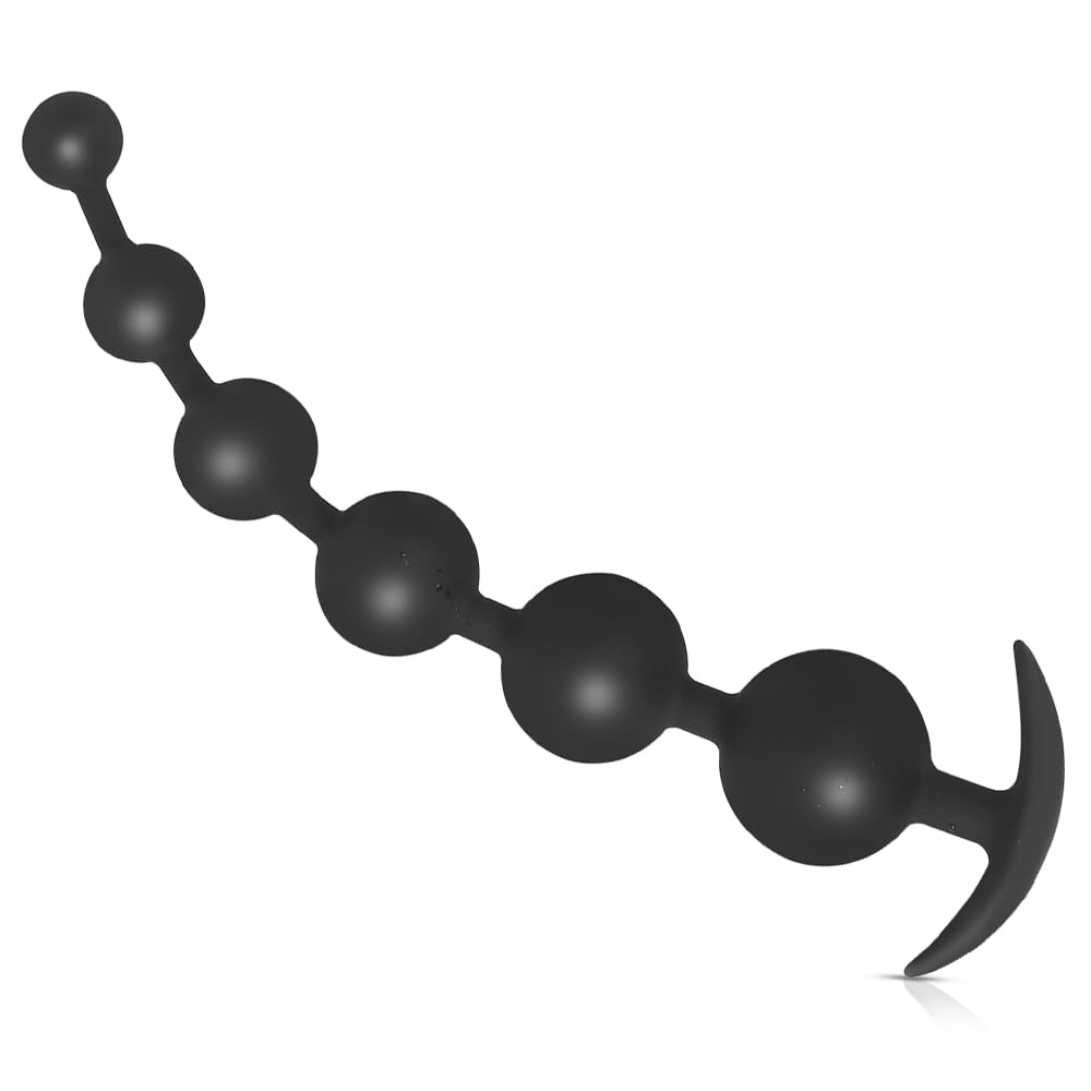 BDSMYEE Palline anali Silicone, Dilatatore Ano Buttplug Dildo Anal Plug in Donne, Butt Plug Anali Sexytoysys Anali Giocattoli, Anale-dilatatore Sex Toys Sessuali per Donna Uomini (XL)