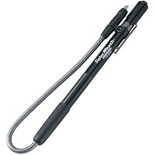 Streamlight 65618 Stylus Reach 11-Lumen White LED Pen Light for Mechanics, Inspectors, and Technicians with Flexible 7-Inch Extension Cable and 3 AAAA Alkaline Batteries, Black