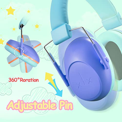 Onhear Kids Noise Cancelling Headphones, NRR 26dB Kids Ear Protection Earmuffs for Autism, Toddler, Children, Noise Cancelling Sound Proof Earmuffs/Headphones for Concerts, Air Shows, Fireworks - Image 5