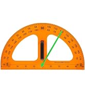 STOBOK Magnetic Tool Magnetic Dry Erase Protractor Protractor Ruler Geometry Measurement Tool for...