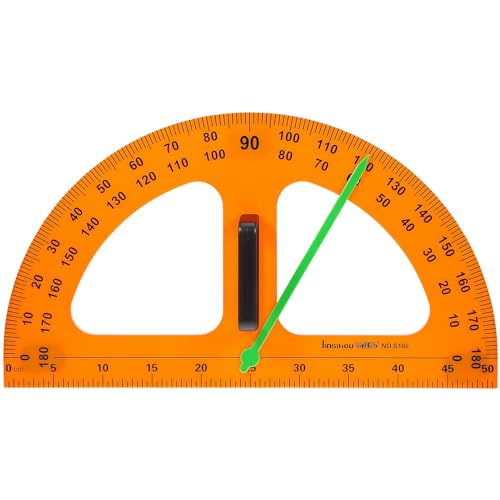 Rapporteur magnétique effaçable STOBOK avec graduation précise pour tableau de classe