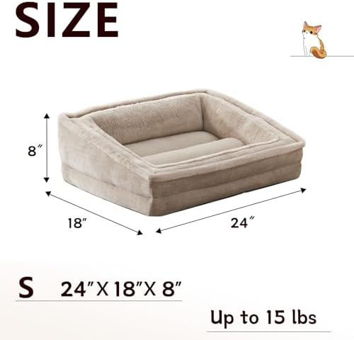 Cat Couch for Pets, Washable Cat Beds for Indoor Cats,