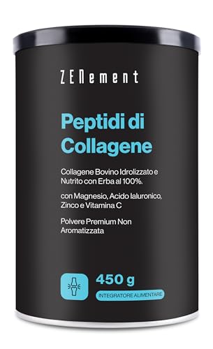 Peptidi di Collagene Idrolizzato 450g - Tipo I e III