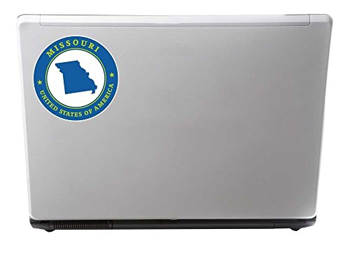 2 x 15cm/150 mm Missouri USAVinile adesivo STICKER...