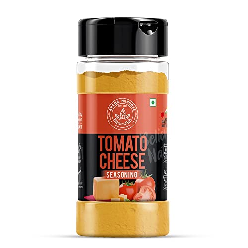 Artha Natural - Tomato Cheese Seasoning for Porcorn, Frymes Balls, Dips and Sauce - Multipurpose Seasoning - 100g