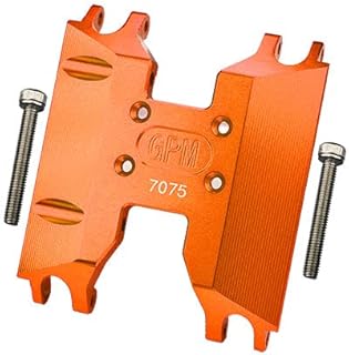 Axial 1/18 UTB18 Capra 4WD Unlimited Trail Buggy AXI01002 Upgrade Parts Aluminum 7075-T6 Chassis Skid Plate - Orange