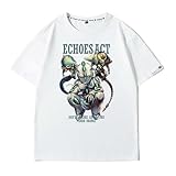 ジョジョの奇妙な冒険 可愛い Tシャツ メンズ レディース 大きいサイズもあります 通学通勤 オシャレTシャツ (1,黒XL)
