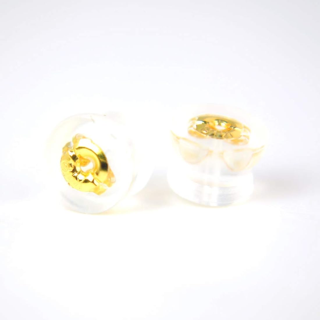 Amazon | K18イエローゴールドフラッシュボールピアス 4mm 1ペア両耳