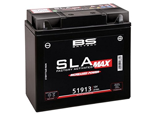 BS battery 300860 51913 AGM SLA Max Moto Batterie, noir