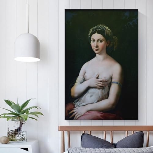 Impression toile Raphaël portrait jeune femme - Art classique pour chambre - 4