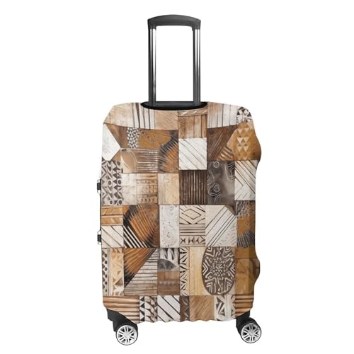 Luggage Cover Elastic Suitcase Cover Anti-Scratch Suitcase Covers Travel White And Brown Luggage Covers Luggages Protector for Travel Adult Luggages Decorative 18-32 Inch4