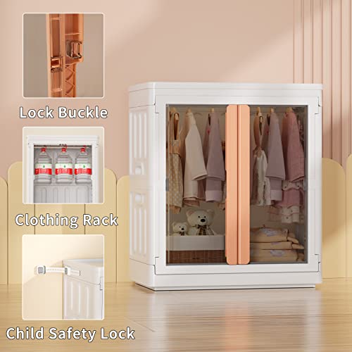 Closet Organizers And Storage, Plastic Drawers For Kids Bedroom, Collapsible Kids Clothing Storage, Stackable Closet Storage Shelves, 39.6 Gal Baby Wardrobe Organizer, Storage Cabinet For Kids Dresser #TOP1