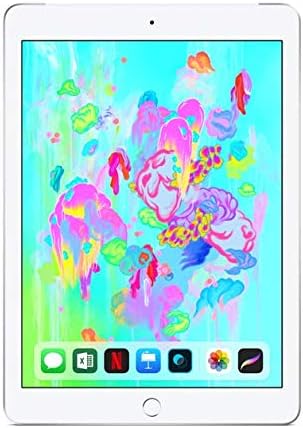 Apple iPad (Wi-Fi + Cellular, 128GB) - Silver (Previous Model)