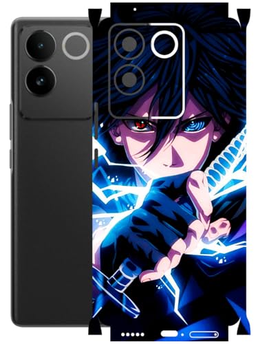 Image of AtOdds - Full Body Back Screen Guard Protector Film - Lamination Wrap Skin Sticker Compatible with IQOO Z7 PRO (5G) | Scratchproof Matte Finish (Anime 42)