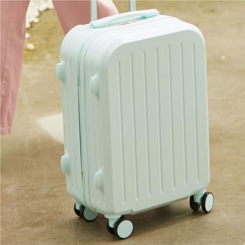 Duffle Bag Simple Suitcase Women's Multifunctional Trolley Case Universal Wheels Female Suitcase Password Box Suitcase Suitcase Tags(Pink)2