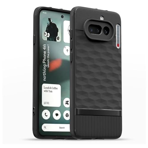 Image of Shockproof Case Compatible with Nothing Phone (4a) 5G | Full Camera Protection | TPU Flexible Back Cover for Nothing Phone (4a) 5G (Matte Black)