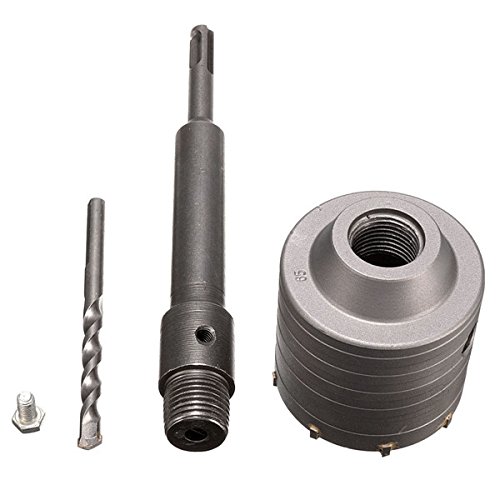 EsportsMJJ Broca De 65 mm Sierra Broca con Vástago SDS Plus para Muro De Hormigón De Piedra Cemento