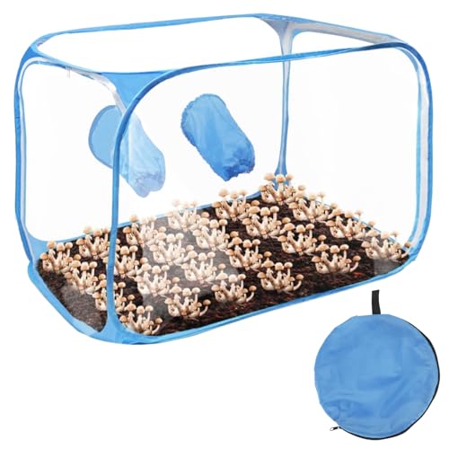 LANIAKEA Still Air Box Mushroom Grow Tent Mushroom Planting Bag Tent for Spores Horticulture Supplies Home Scientists (20x19x30inch)