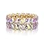 Oval-Iridescent AB Gold-Tone
