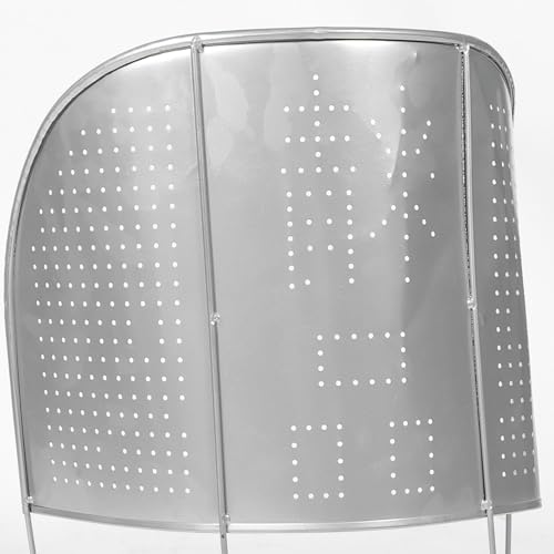 Protector para cortacésped multifuncional de acero inoxidable plata 6