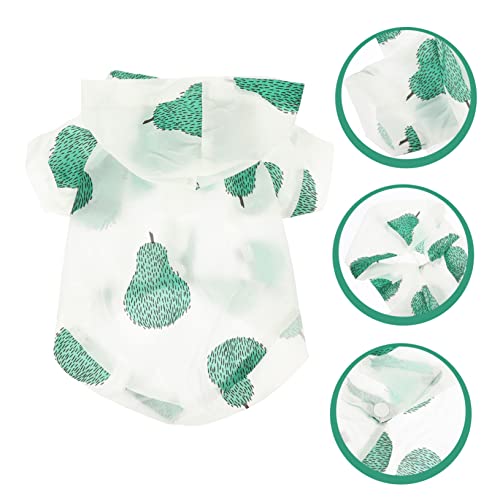 Mipcase 2 Peças Roupas De Proteção Solar Para Animais De Estimação Vestido De Verão Roupas Para Cach