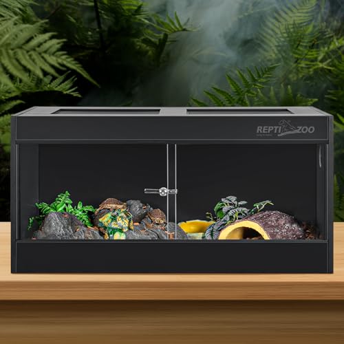 Repti Zoo REPTILE TERRARIUM 36X18X18 Reptile Tanks Enclosure For Ball Python Snake Gecko Bearded Dragon thumb #7