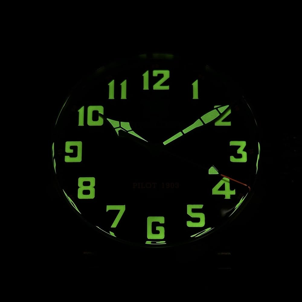 STEELDIVE NH35 Pilot 1903S - Reloj mecánico automático para hombre