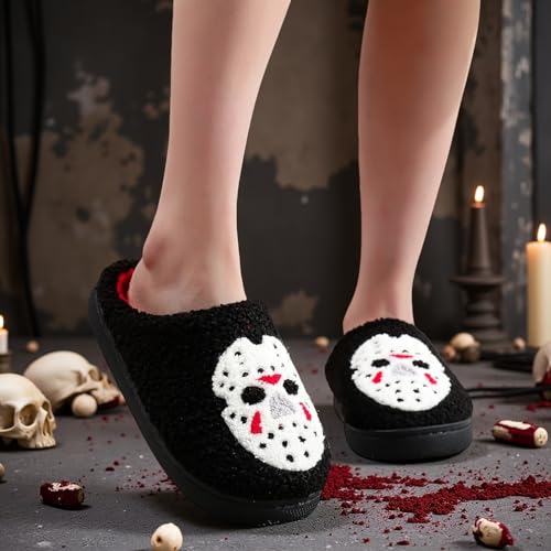 Fluffy Slippers For Womens Mens Warm Cozy Plush Fuzzy Memory Foam Slippers Slip-on House Slippers Indoor Outdoor2