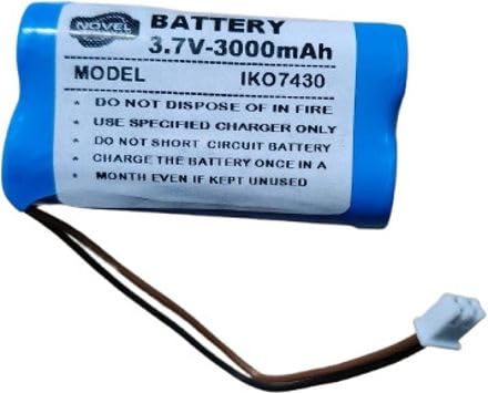 NOVEL 3.7V 3000mAh Lithium-Ion Rechargeable Battery Pack with BMS Protection | Model IKO7430 for Portable Electronics, DIY Projects and Embedded Applications-image-42