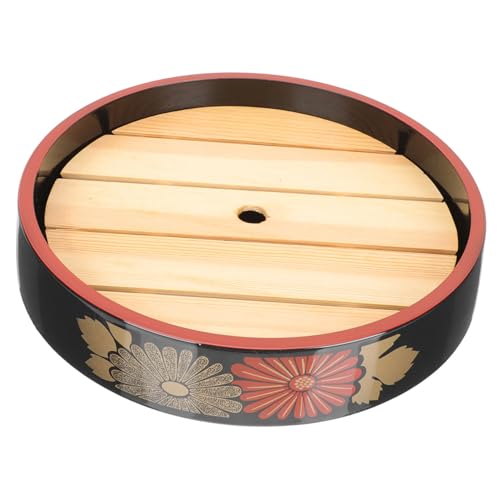Plato redondo reutilizable para sushi de 24.5 cm miniatura 1