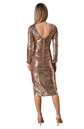 Dress the Population Women's Micah Bodycon Midi Dress3