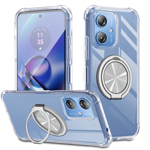 MOTO G64 5G / G64Y 5G P[X 360°]X^h Ot Jo[ X^h@\ cΉ TPU یP[X Jo[w VF No[ \tg ϏՌ ČRMILKi Xgbvz[t VFX g[ G64