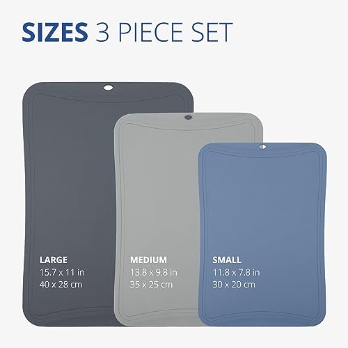 Slice in Style: Discover the Versatility of Blue Ginkgo TPU Cutting Mats!