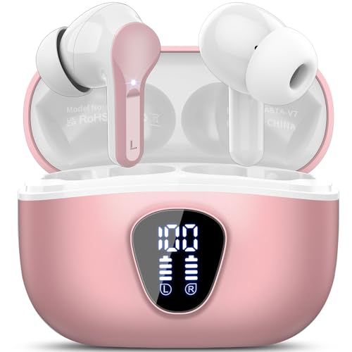 BESNOOW Bluetooth Kopfhörer, Kopfhörer Kabellos Bluetooth 5.4 In Ear, 4 ENC Noise Cancelling Mic Ohrhörer, HiFi Stereo T...