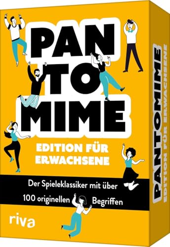 Pantomime – Edition für Erwachsene: Der Spieleklassiker mit über 100 originellen Begriffen | Geschenk für Freunde, Familie. Kartenspiel für Spieleabend, Party, Geburtstagsfeier. Ab 18
