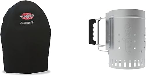 Char-Griller Paquete de cubierta para parrilla y chimenea de carbón