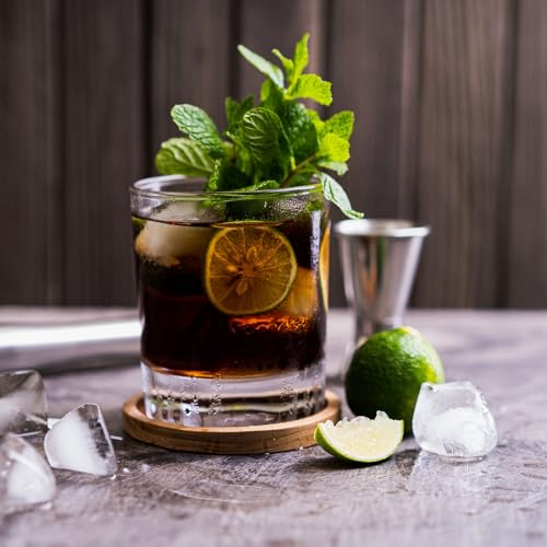 Morteros para cócteles y medidor de cóctel de 12,5 cm PATIKIL con cuchara de bar 6