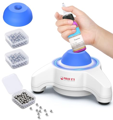 FOUR E'S SCIENTIFIC Mini Vortex Mixer, 5600rpm Paint Shaker, Mixing Balls