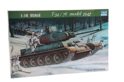 Trumpeter 00905 modèle Kit T 34/76 Soviet Réservoir (1942)