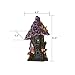 Topadorn Purple Miniature Fairy House Garden Flower Solar Powered Garden Statue House