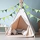 G2PLUS Stoff Wimpelkette mit Quasten, Stoff Wimpelkette Kinderzimmer Grün, 2.8M Stoffgirlande mit 12 STK Wimpel, Wimpelkette Musselin Beidseitig für Kinderzimmer, Geburtstag, Party