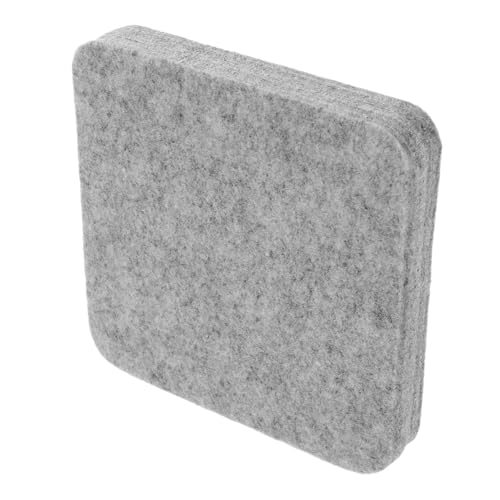 VILLFUL Alfombrilla de Fieltro para Aguja Gruesa y Densa Base Cuadrada Estable de Lana Natural para Manualidades DIY