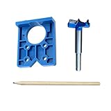Scharnierbohrer, 35mm Scharnier Bohren Jig Bohrschablone, Bohren Locator Bohrer Topfscharniere für Holzverarbeitung, Lochbohren, Bohrschablone, DIY Werkzeug