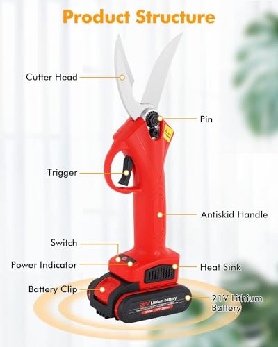 Miniatura 8 de Tijeras Eléctricas Para Huesos De Pollo Con 2 Baterías Y Cuchilla De Repuesto, Tijeras Para Aves De Corral Tijeras Para Cortar Pescado, Tijeras De Cocina Multifunción,Para Carne,Mariscos Y Verduras