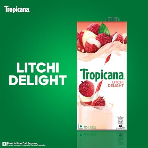 Image of Tropicana Litchi Delight 1L (Pack of 3)
