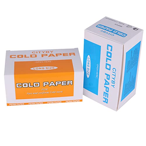 NOLITOY 2 Boxes of Perm Paper Hairdressing Paper for Curls Hair Rollers Hair Perm Kit Color