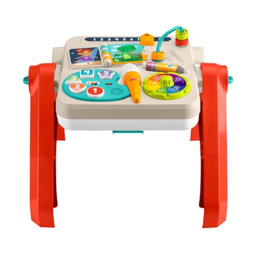 Fisher-Price Brinquedo para Bebês Mesa de Atividades 4 em 1 para crianças a partir de 6 meses