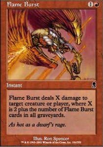 Magic The Gathering - Flame Burst - Odyssey